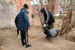 Осужденные к принудительным работам провели субботник