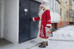 Росгвардейский Дед Мороз пришёл к детям в Бурятии