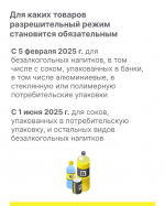 Этап разрешительного режима для розницы по безалкогольным напиткам