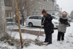 Сотрудники УФСИН Бурятии приняли участие в общегородском субботнике