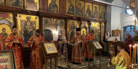 Всенощное бдение в канун памяти святых мучеников Виктора Воина (II в) и Викентия диакона (+304 г.) в Одигитриевском соборе г. Улан-Удэ - Улан-Удэнская и Бурятская епархия