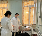 Первый в новом году традиционный обход главного врача Михаила Итыгилова в стационаре Городской больницы 4.