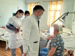 Первый в новом году традиционный обход главного врача Михаила Итыгилова в стационаре Городской больницы 4.