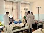 Первый в новом году традиционный обход главного врача Михаила Итыгилова в стационаре Городской больницы 4.