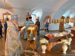Митрополит Иосиф совершил отпевание старшей лампадницы Одигитриевского собора г. Улан-Удэ Лидии Владимировны Денисовой