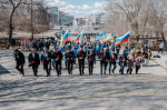 В Улан-Удэ встретили автопробег из Владивостока в Донецк «Одна родина – одна семья!»