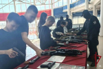 Сотрудники ОМОН организовали выставку на всероссийских соревнованиях по самбо в Бурятии