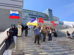 Француз прошел с портретами предков-фронтовиков в «Бессмертном полку» в Улан-Баторе