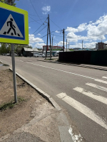 В Улан-Удэ молодой водитель на «зебре» сбил велосипедиста