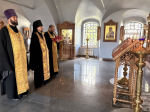 Накануне Недели всех святых митрополит Иосиф совершил Всенощное бдение и освятил новые иконы для Одигитриевского собора города Улан-Удэ