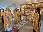 Накануне Недели всех святых митрополит Иосиф совершил Всенощное бдение и освятил новые иконы для Одигитриевского собора города Улан-Удэ