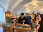 Накануне Недели всех святых митрополит Иосиф совершил Всенощное бдение и освятил новые иконы для Одигитриевского собора города Улан-Удэ