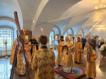 Накануне Недели всех святых митрополит Иосиф совершил Всенощное бдение и освятил новые иконы для Одигитриевского собора города Улан-Удэ