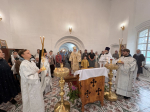 Воскресная Божественная Литургия в Спасском храме села Турунтаево Прибайкальского района Бурятии