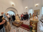 Воскресная Божественная Литургия в Спасском храме села Турунтаево Прибайкальского района Бурятии