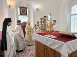 Воскресная Божественная Литургия в Спасском храме села Турунтаево Прибайкальского района Бурятии