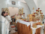 Воскресная Божественная Литургия в Спасском храме села Турунтаево Прибайкальского района Бурятии
