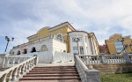 Капремонт фасада Русского драматического театра в Улан-Удэ выходит на финишную прямую