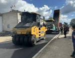 В Иволгинске завершают ремонт улицы Советской